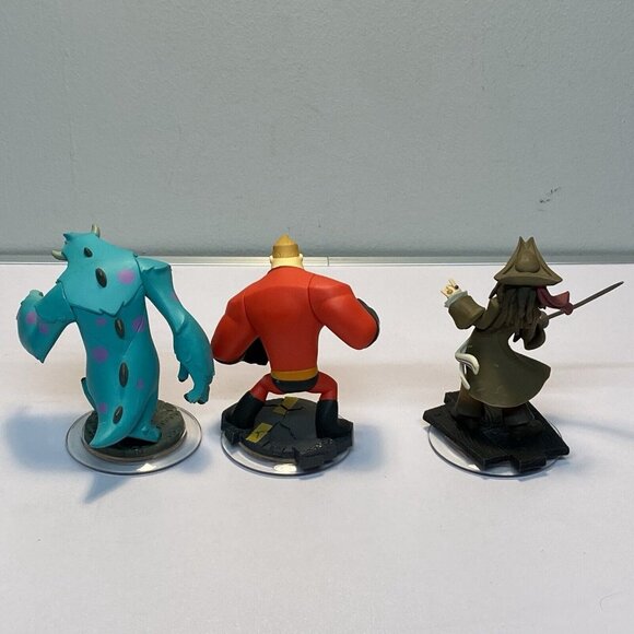 Disney Infinity Incredibles Sully Jack Sparrow Nintendo Wii U Bolt Donald Duck - Picture 10 of 13